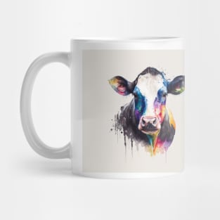 Cow Watercolour Painting Mug